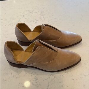 Nisolo Emma D’orsay Oxford matte leather flats